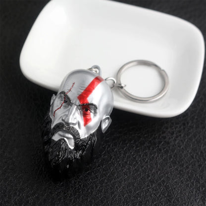 God of War Ragnarok Keychain - Thor Mjolnir Hammer, Leviathan Axe & Blades of Chaos Game Key Ring
