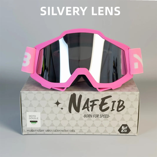 NAFEIB N17 Motorcycle Goggles – Motocross, Cycling & Off-Road Sport Glasses for MTB, ATV & Dirt Bike