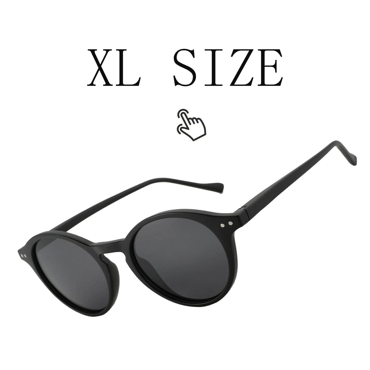 ZENOTTIC Retro Circular Polarized Sunglasses (S Size) – Vintage Small Round UV400 Goggles for Men & Women