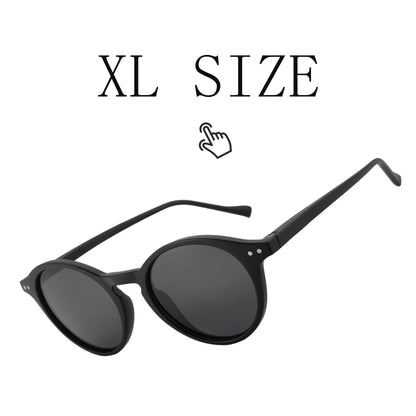 ZENOTTIC Retro Circular Polarized Sunglasses (S Size) – Vintage Small Round UV400 Goggles for Men & Women
