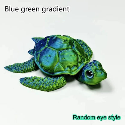 3D Printed Turtle Ornament - Cute Home Decor Collectible for Halloween & Christmas