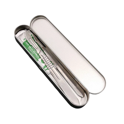 Carbon Steel Carving Knife Set – #11 & #23 Non-Slip Blades for Engraving, Mobile Phone Film, Paper Cutting & Handicraft Tools