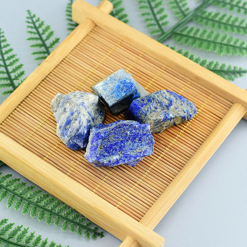 Natural 5A Lapis Lazuli Stone Bracelet - Elastic Healing Bead Jewelry Gift for Men & Women