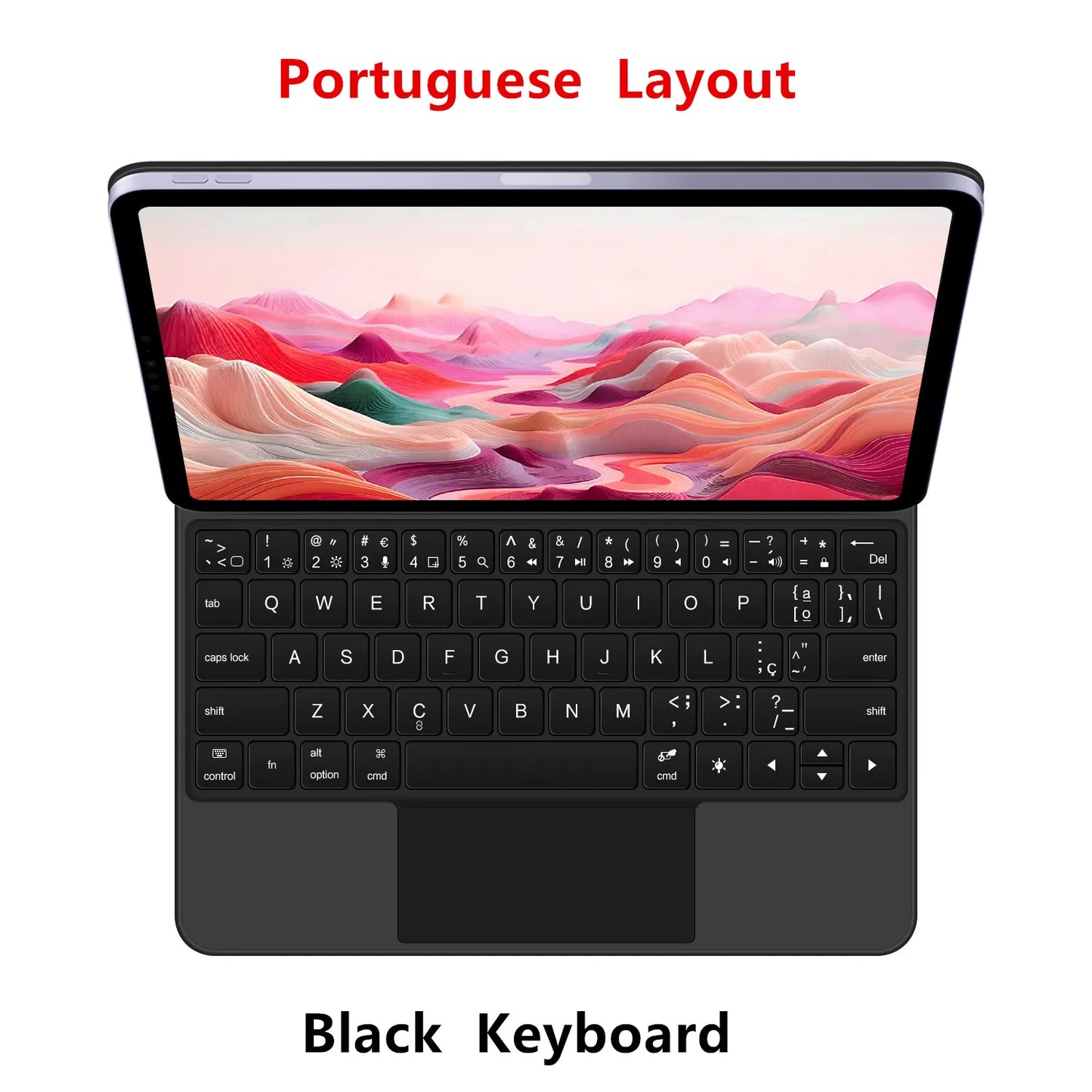 Magic Keyboard Folio for Xiaomi Pad 7 — Smart Case with Portuguese, Spanish, Korean & French Keyboard for Mi Pad 7 Pro 11.2-inch