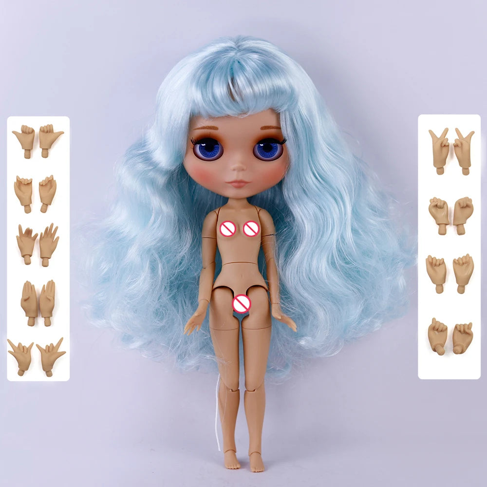 ICY DBS Blyth 1/6 Joint Doll – 30cm Tan Skin Matte Face BJD Girl Doll Toy Gift
