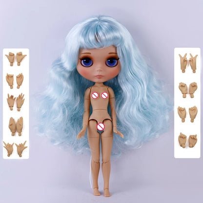 ICY DBS Blyth 1/6 Joint Doll – 30cm Tan Skin Matte Face BJD Girl Doll Toy Gift