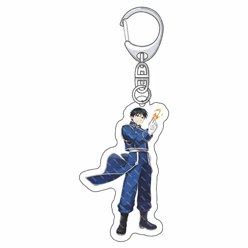 Fullmetal Alchemist Edward Elric Acrylic Keychain – Anime Bag Charm & Creative Gift Keyring
