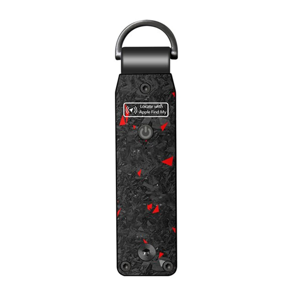 AirTag Key Holder - Built-In Tracker Keychain for 2–3 Keys, GPS Key Finder for Men & Women (iOS Only)