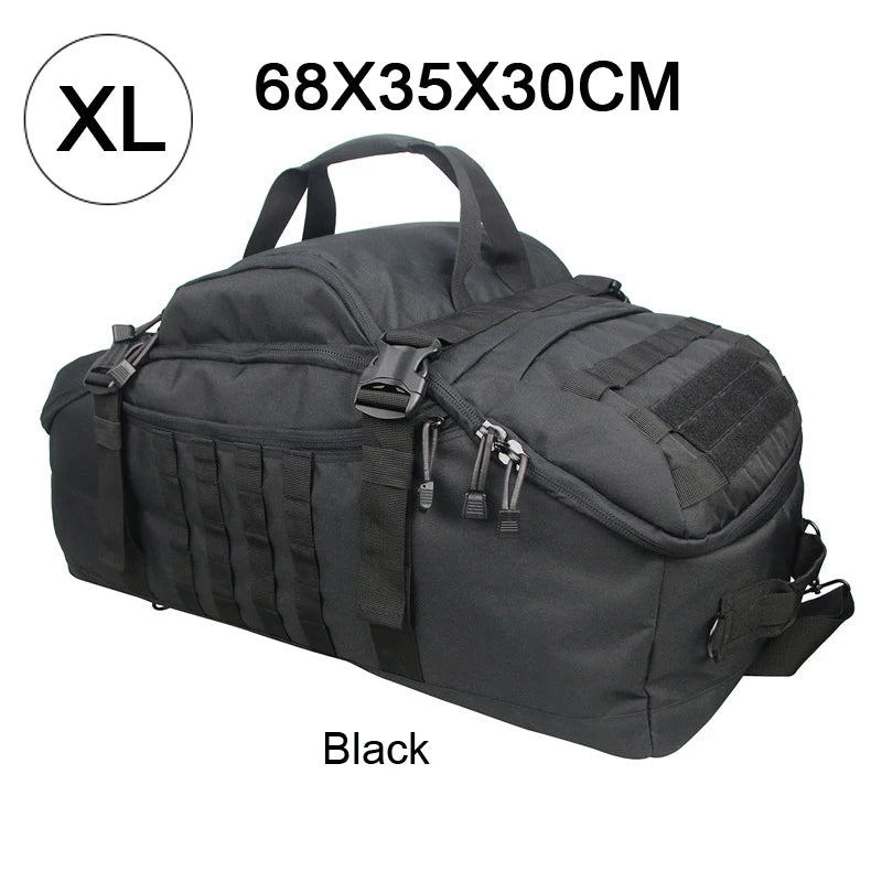 LQARMY Tactical Military Backpack – 30L/45L/80L 3-in-1 Gym, Camping, Travel Bag
