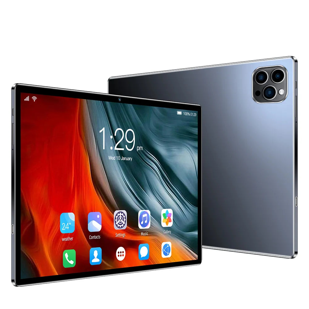 10.1" Android 13 Tablet – Octa-Core, Dual SIM 3G Call, Dual Cameras, 4GB RAM 64GB ROM, WiFi, Google Play