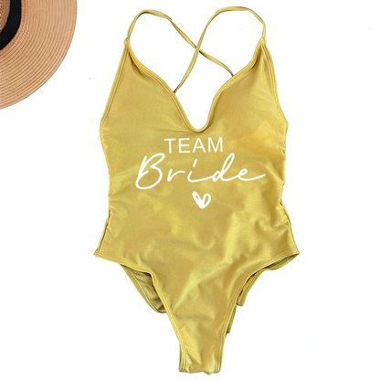 Women's Padded One Piece Swimsuit - Sexy Plus Size Beachwear Bathing Suit for Summer & Bachelorette Parties