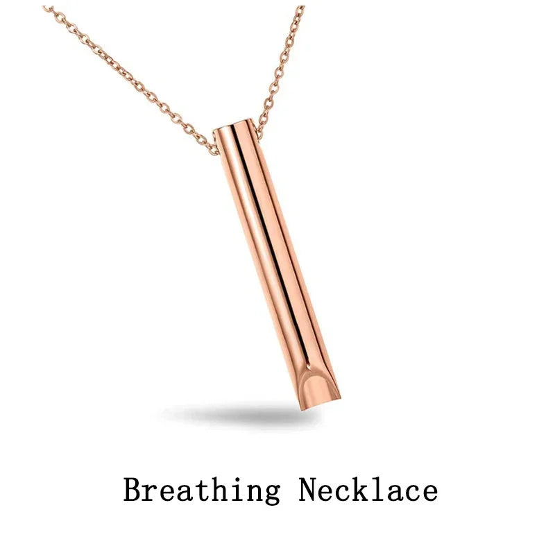 New Black Pillar Necklace for Men & Women, Trendy Stainless Steel 3D Bar Chain, Party Jewelry & Couple Gifts