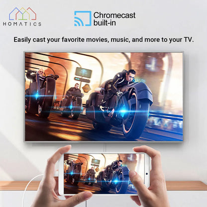 HOMATICS 4K TV Stick – Google Certified, Netflix, 2GB RAM, 32GB ROM, Dolby Atmos, Amlogic S905Y4, WiFi Streaming Box