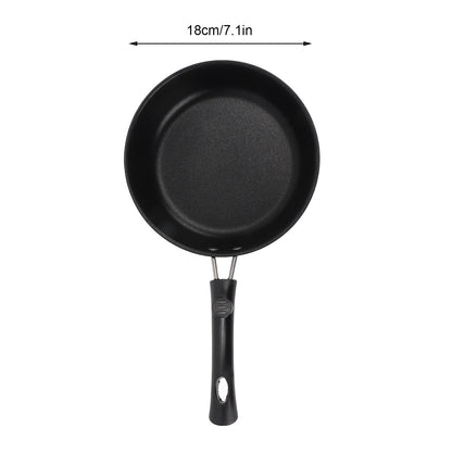 12–20cm Mini Non-Stick Frying Pan – Thickened Stainless Steel Skillet for Gas & Induction Cooking