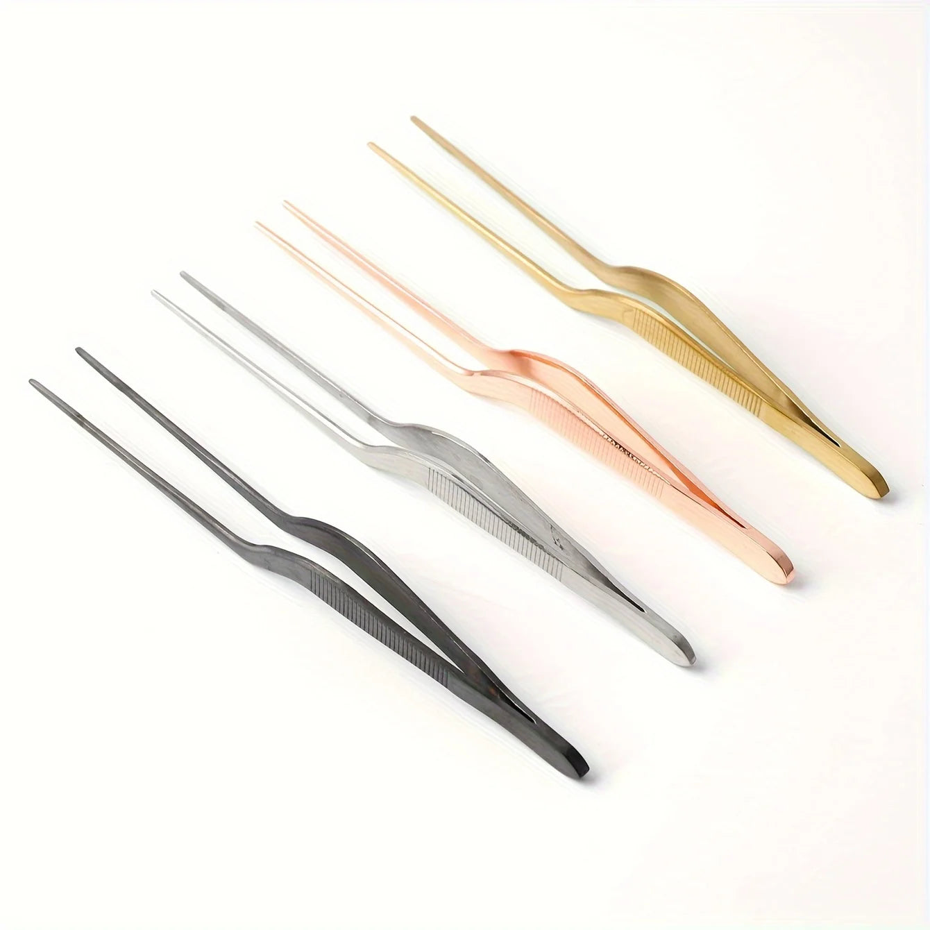 Stainless Steel Cake Decorating Tweezers – Food Grade Pastry Chef Tongs for Baking, Plating & Kitchen Precision Tools