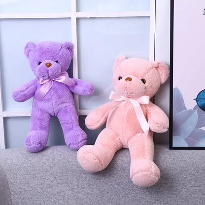 Cute Teddy Bear Plush Toy — Soft Stuffed Animal, Kawaii Cat & Baby Sleeping Plush for Kids, Girls, Home Decor & Gift