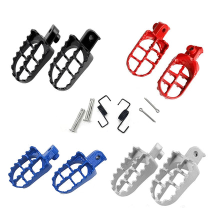 Motorcycle Foot Pegs - Replacement Footrests for Yamaha, Honda CRF/XR Models & Dirt Pit Bikes