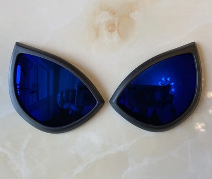 Anime Super Lens Glasses - Stereoscopic Color Light Eyewear Accessory for Bodysuit & Movie Cosplay Masks