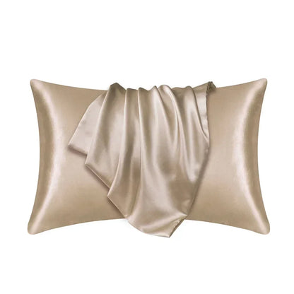 Natural Mulberry Silk Pillowcase - Luxury Soft Bedding Cover for Hair & Skin Protection Customized Sizes