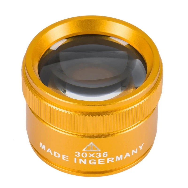 30x Metal Magnifier Loop – Jewelry Identification & Repair Microscope for Circuit Boards & Watches
