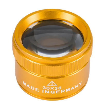 30x Metal Magnifier Loop – Jewelry Identification & Repair Microscope for Circuit Boards & Watches
