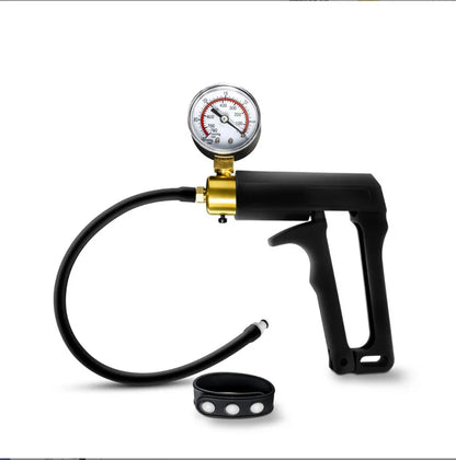 Electric Manual Vacuum Pump - Adult Negative Pressure Suction Device with Pressure Gauge for Personal Wellness Use