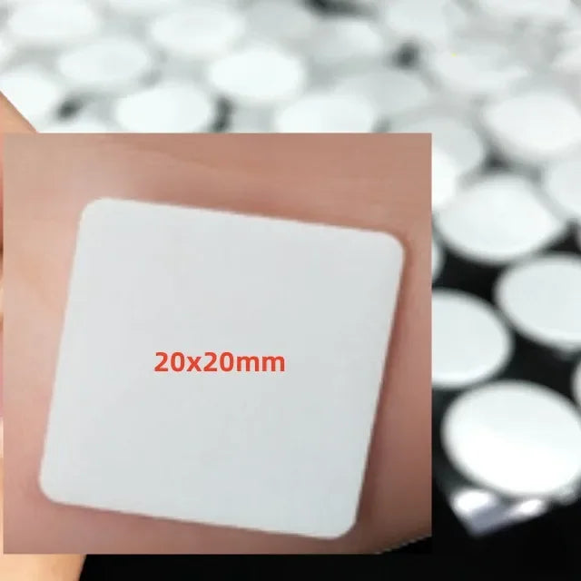 100Pcs Round Double-Sided Acrylic Adhesive Tape Dots - Strong Sticky Fasteners for DIY Crafts, Scrapbooking & Mounting