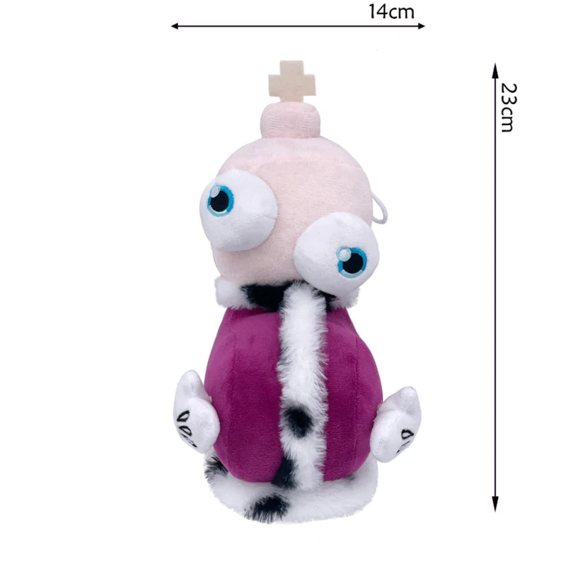 25CM Digital Circus Jax Plush Doll - Magical Rabbit Clown Collectible Toy for Fans, Home Decor, and Gifts