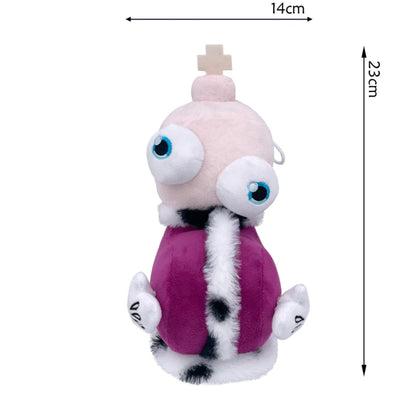 25CM Digital Circus Jax Plush Doll - Magical Rabbit Clown Collectible Toy for Fans, Home Decor, and Gifts