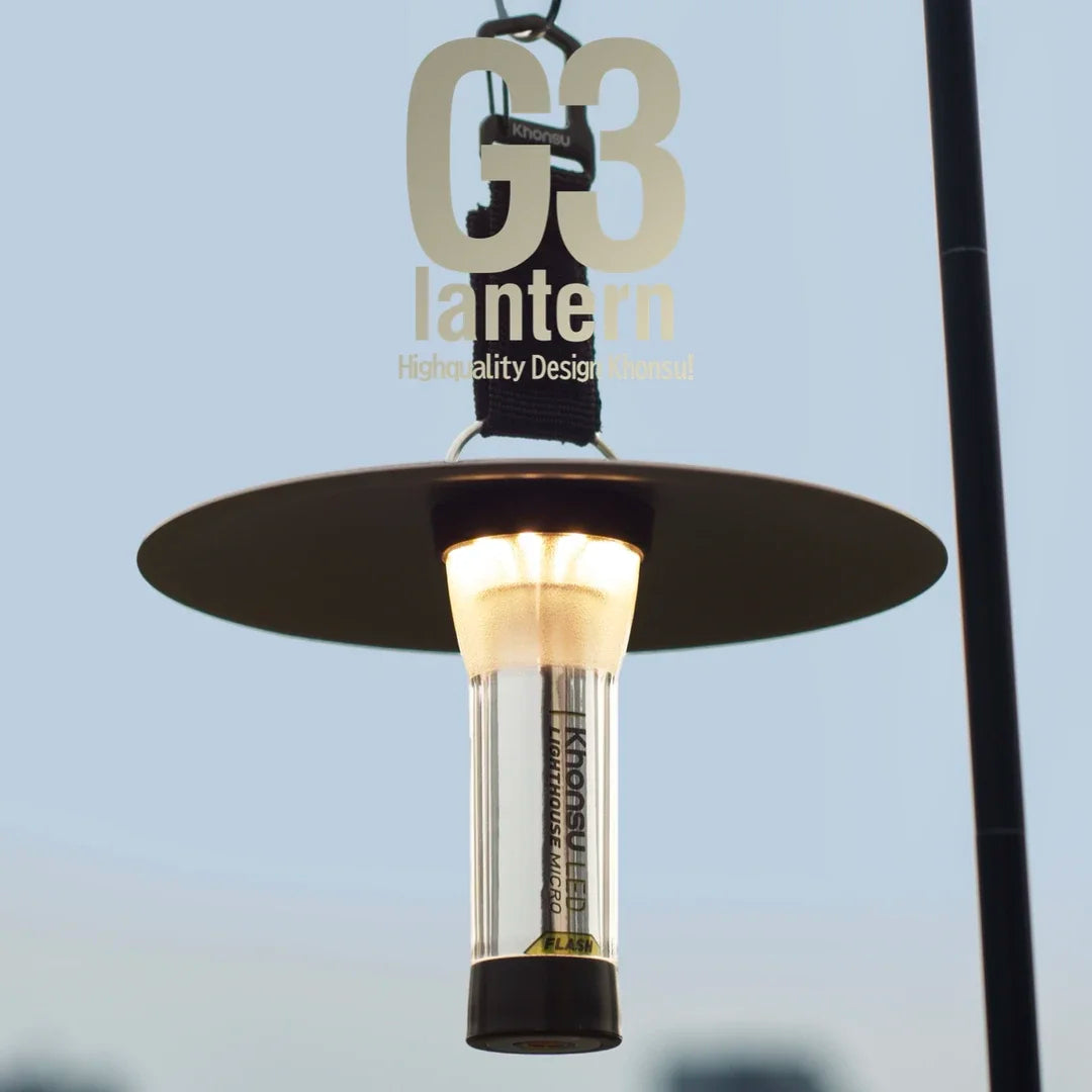 3000mAh GZ Lighthouse Camping Light - Long-Lasting LED Tent, Hiking & Outdoor Atmosphere Lamp Flashlight