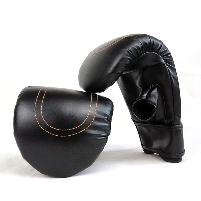 Boxing Gloves for Adults - Unisex Leather Sanda Training Gloves for Men & Women - Sports Protection Mitts