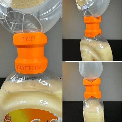 Smart Plastic Dispenser – Leak-Proof Time-Saving Pump for Hand Wash, Shampoo & Shower Gel, Waste-Free Bathroom Accessory
