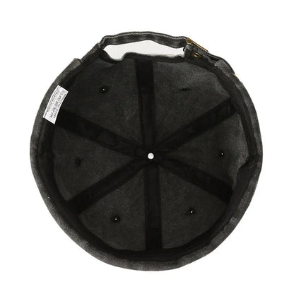 Washed Hip Hop Cap - Unisex Soft Top Street Style Farmer Hat