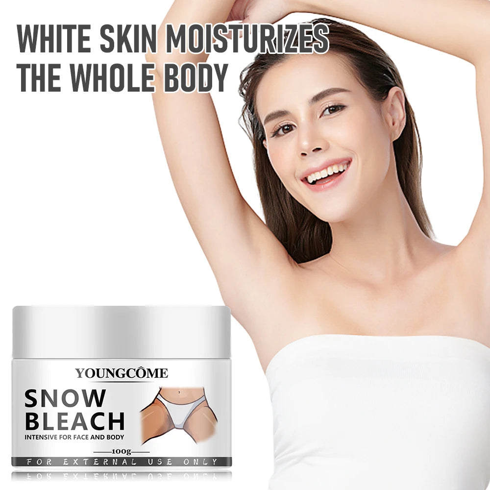 Body Whitening Bleach Cream 45ml – Brightening Skincare for Underarms, Elbows & Knees, Dark Spot Removal, Melanin Correction & Skin Tone Lightening Cream