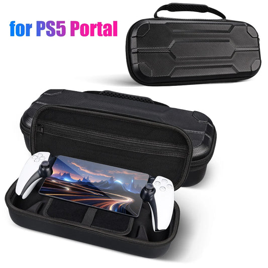 Carrying Case for Sony PS5 PlayStation Portal – Shockproof Protective Storage Bag & Shell for PS Portal Accessories