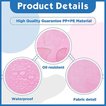 50/100PCS Disposable Bed Sheets - Non-Woven Massage Table & Beauty Salon Sheets, 70x53cm for Spa & Tattoo