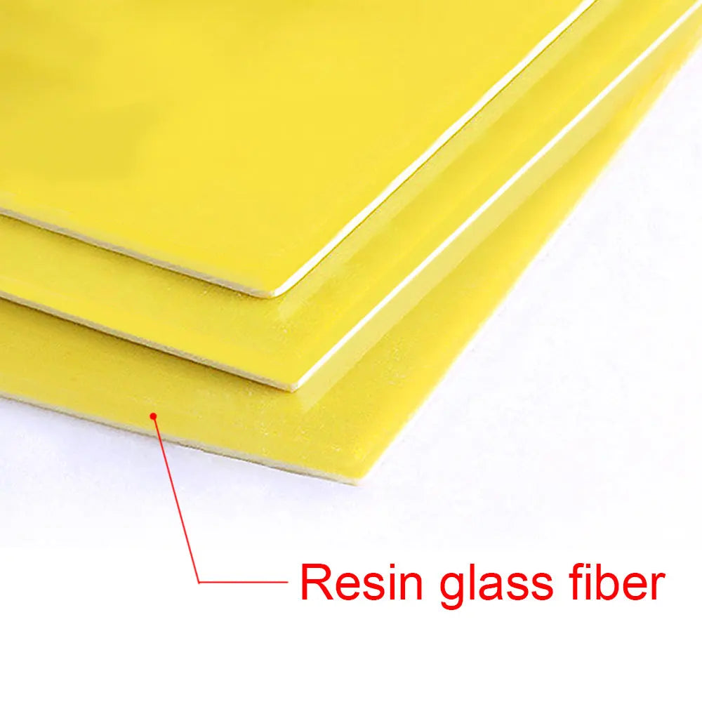 3-Piece 3240 Yellow Epoxy Fiber Insulation Board - DIY Battery Pack Plates for 3.2V LiFePO4 Cells 90Ah–320Ah