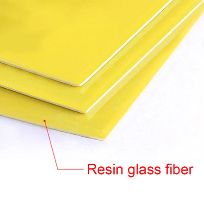 3-Piece 3240 Yellow Epoxy Fiber Insulation Board - DIY Battery Pack Plates for 3.2V LiFePO4 Cells 90Ah–320Ah