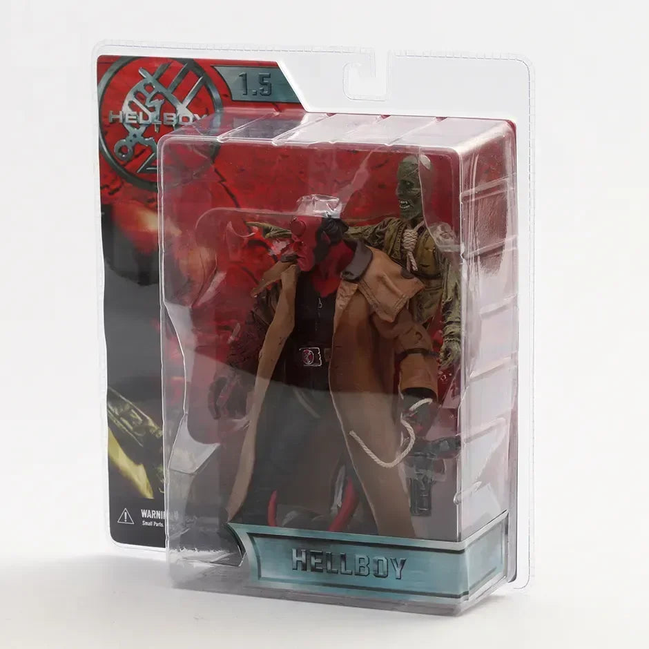 Mezco Hellboy 2004 Trenchcoat Variant — Collectible Action Figure Doll Toy