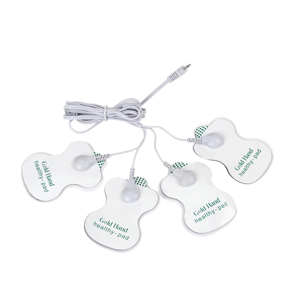 Full Body EMS Muscle Stimulator — Digital TENS Acupuncture Massager with 16 Pads and Meridian Therapy Set