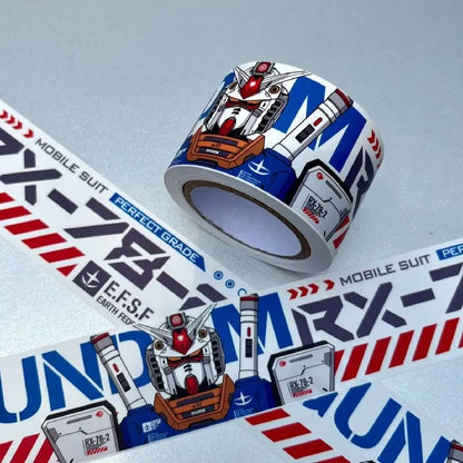 Gundam RX-78 Waterproof Stickers - Residue-Free Decorative Decals for Desktops, Figure Shelves, Bicycles and Aquariums