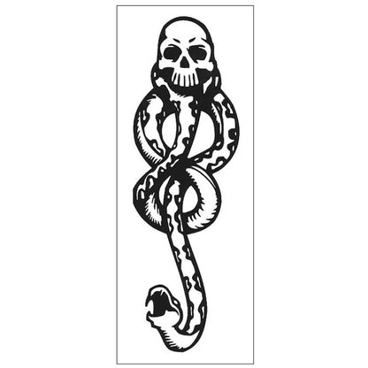 Lord Voldemort Tattoo Stickers - 5/10 Piece Magic Movie Temporary Body Art Set