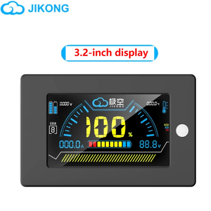 JIKONG BMS 3.2-Inch LCD Display - Intelligent Battery Level Monitor for JK BMS Systems