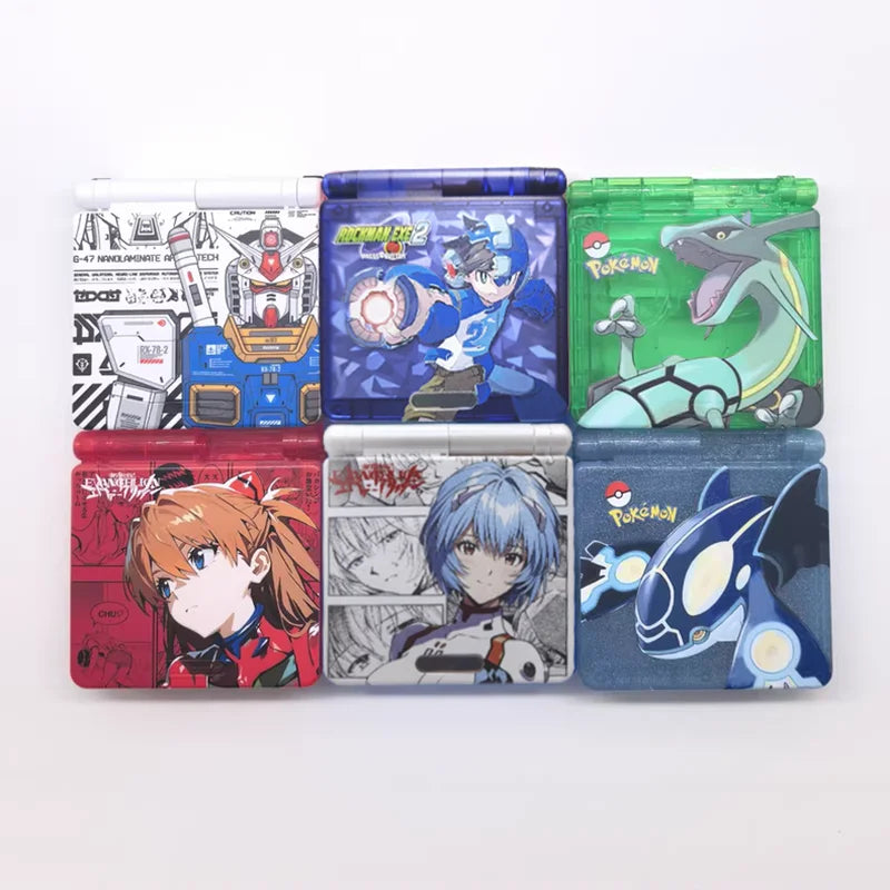 GBA SP Limited Edition Replacement Shell - EVA Rei & Asuka Frosted UV Case with Box