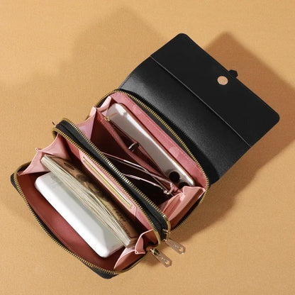 Roulens Small Crossbody Shoulder Bag for Women - Cellphone Bag with Card Holder, Wallet Purse and Handbag Features