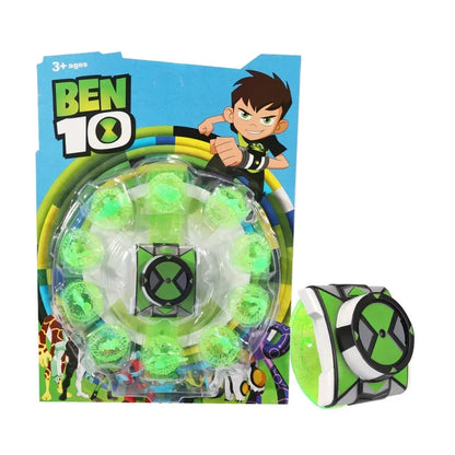 Omnitrix BEN10 Action Figure – Ben Tennyson Projection Watch with Sound & Light, Kids’ Smart Toy Gift