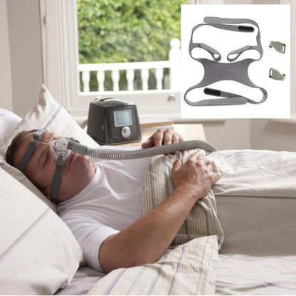 Replacement Headgear Straps with Clips - Adjustable Support Straps for Fisher & Paykel Simplus Full Face Mask