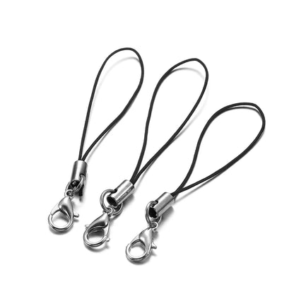 20/50/100PCS Lanyard Strap Cords - Lobster Clasp Rope Keychains for Charms, Pendants, Mobile Accessories & DIY Crafts