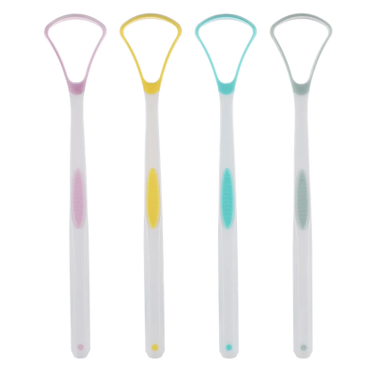 Tongue Scraper & Brush for Adults & Kids – Oral Care Tool to Eliminate Bad Breath Fast and Ensure Fresh Breath