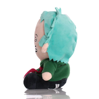 Japanese Anime One Piece Plush Toys — 25cm Luffy, Chopper, Ace & Roronoa Zoro Stuffed Dolls, Cute Cartoon Figure Kids Christmas Gift